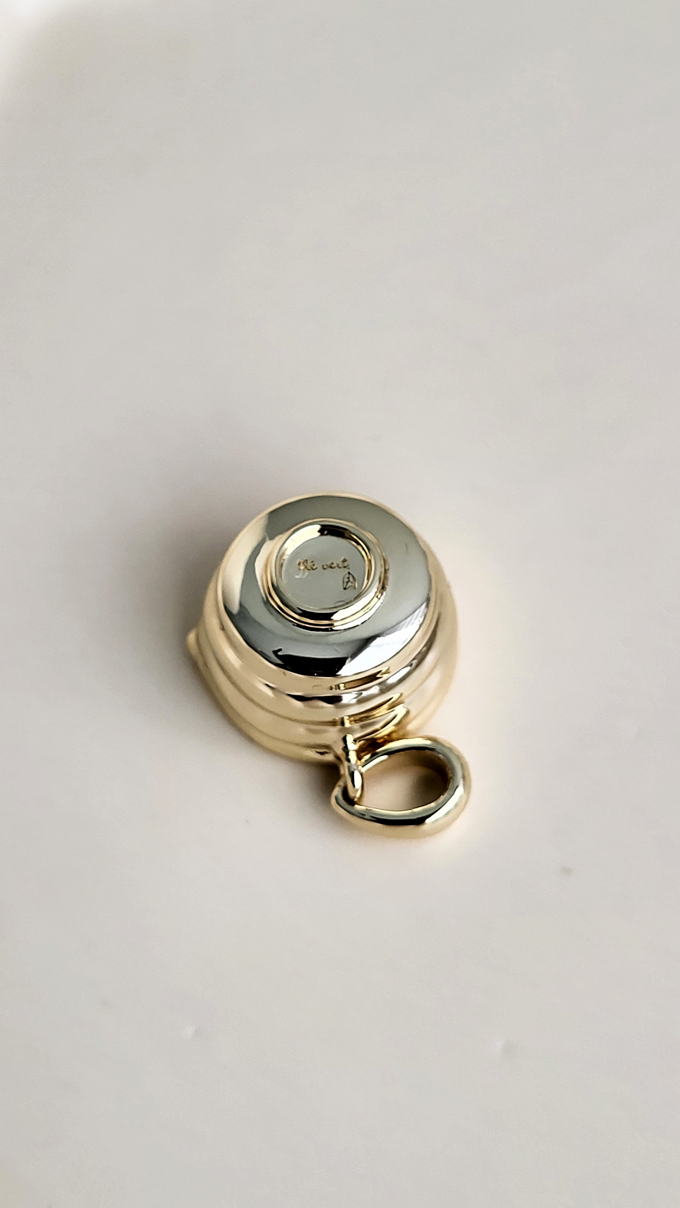 The Sui Matcha Bowl with Spout Charm in Silver or Gold