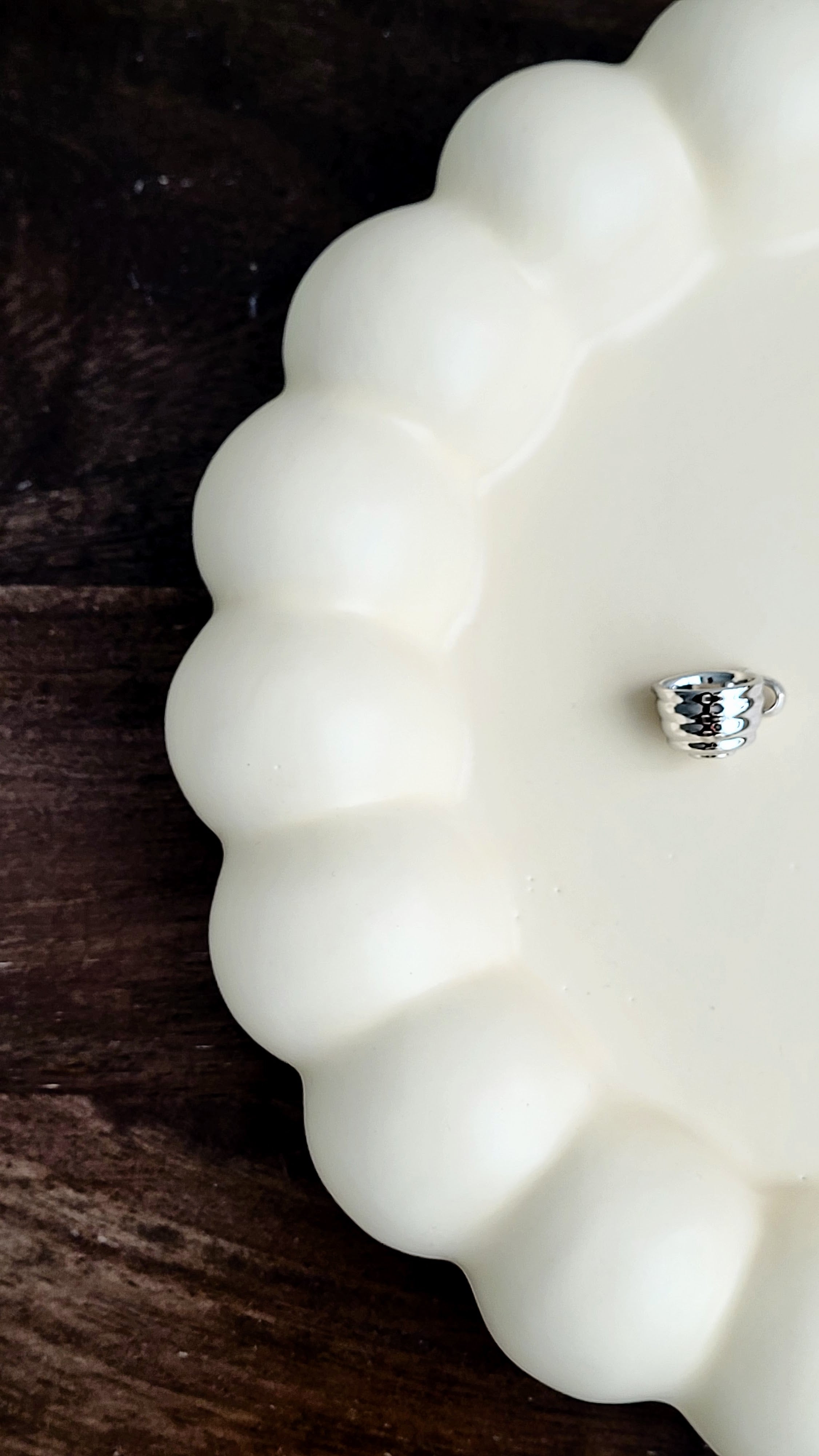 The Sui Matcha Bowl with Spout Charm in Silver or Gold